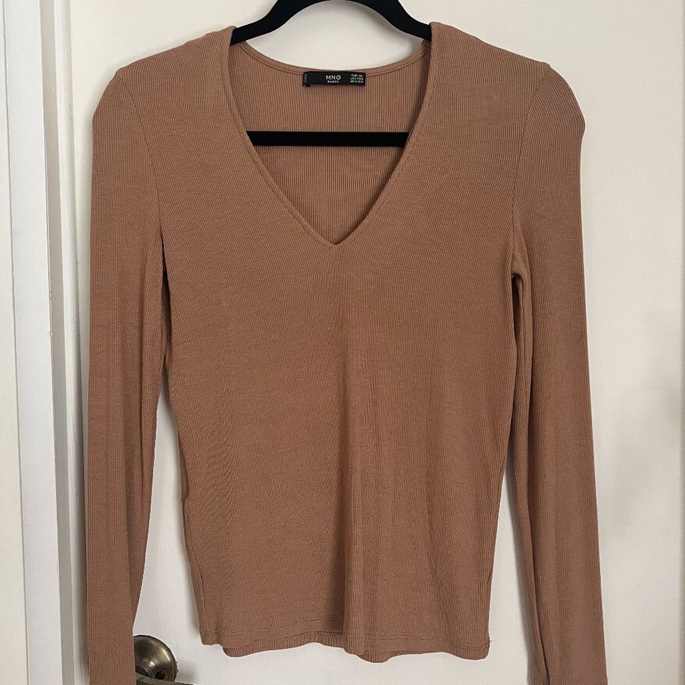 Mango XXS V-Neck Sweater